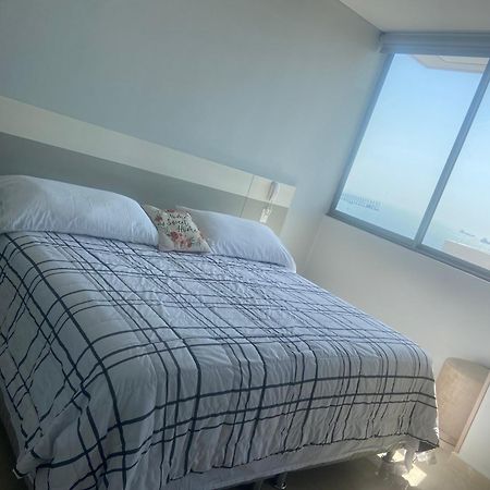 Apartamento en piso 20 con vista espectacular al mar, Sierra Nevada y Jardín privado en Santa Marta Exterior foto
