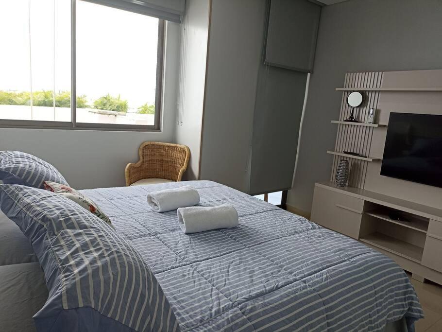 Apartamento en piso 20 con vista espectacular al mar, Sierra Nevada y Jardín privado en Santa Marta Exterior foto