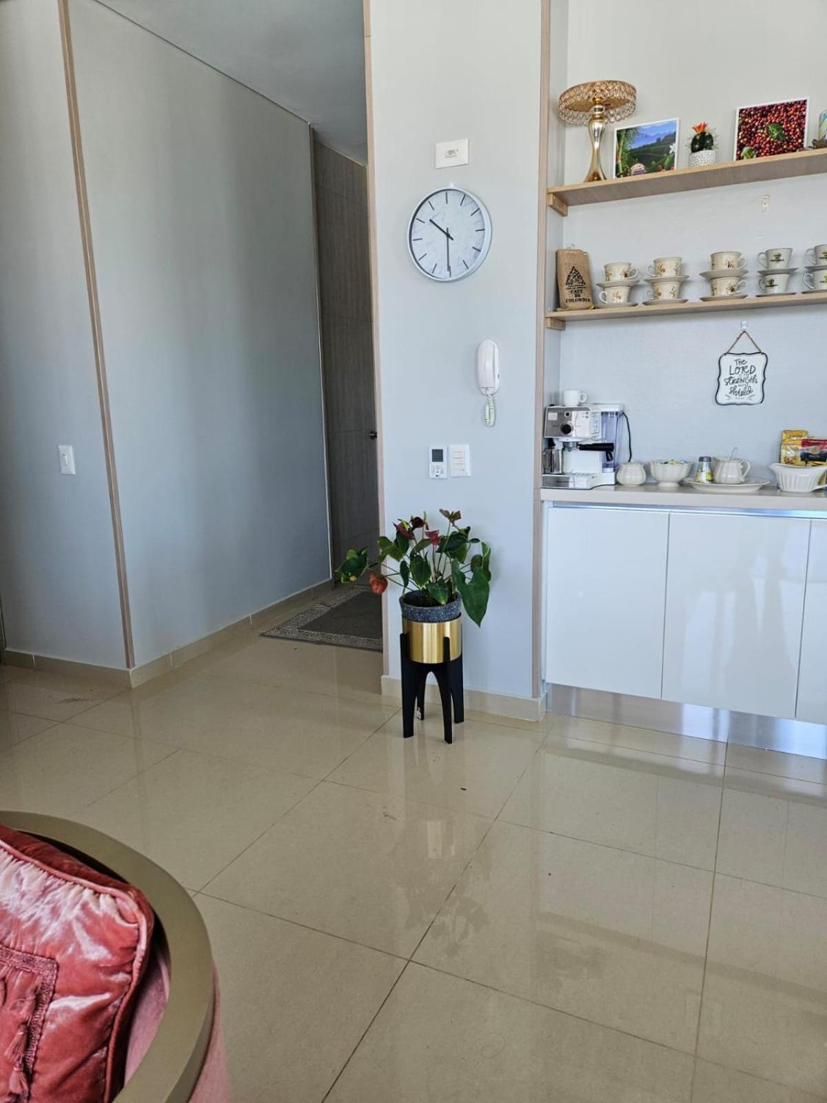 Apartamento en piso 20 con vista espectacular al mar, Sierra Nevada y Jardín privado en Santa Marta Exterior foto