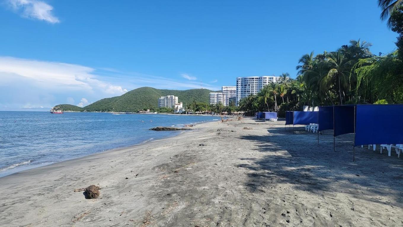 Apartamento en piso 20 con vista espectacular al mar, Sierra Nevada y Jardín privado en Santa Marta Exterior foto